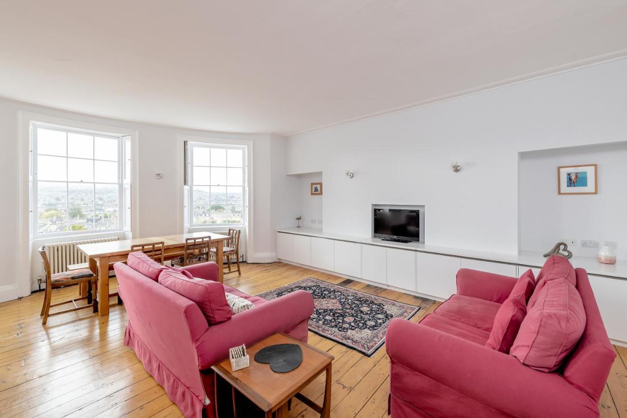 Stunning Georgian Apartment In Central Бат Экстерьер фото